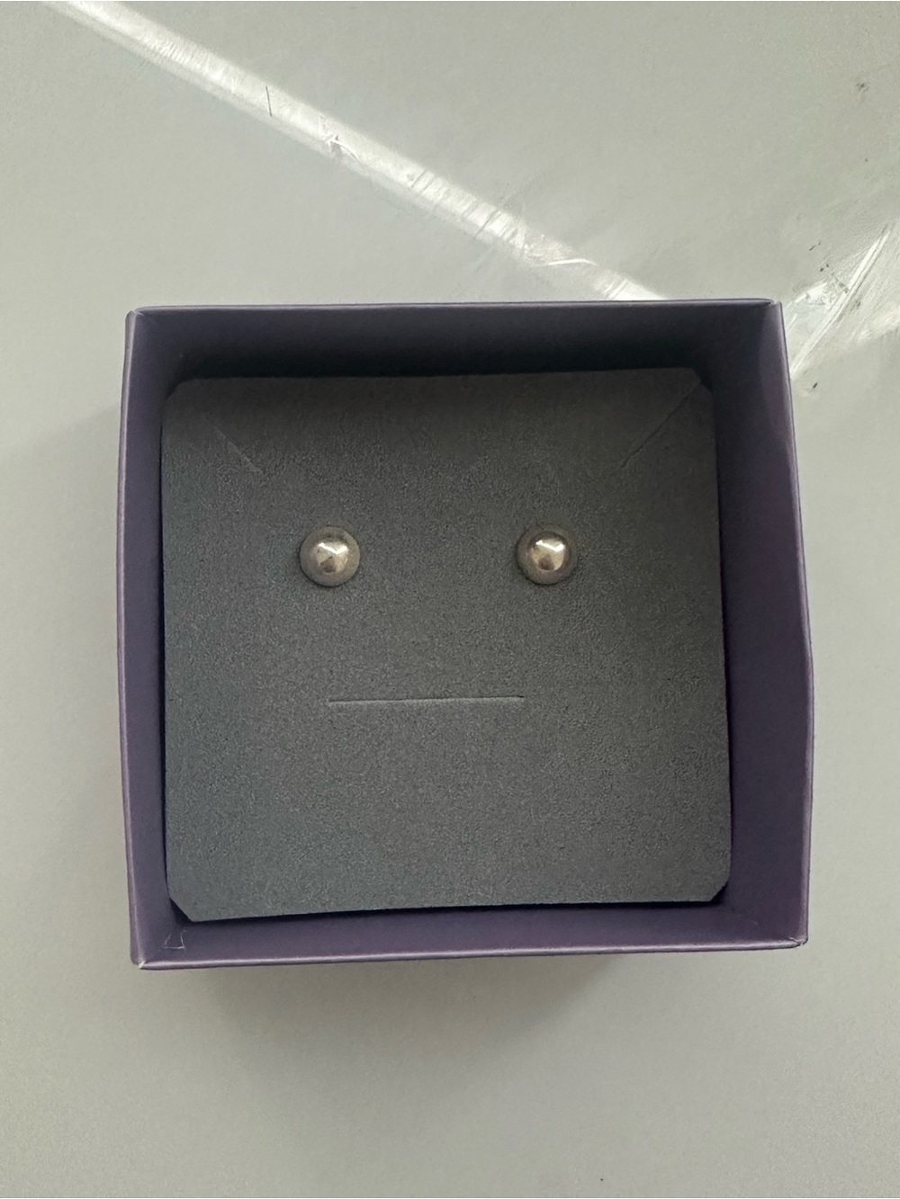 Classic Polished Silver Ball Stud Earrings